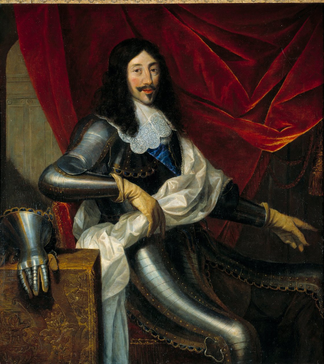 Portrét Ludvíka XIII. (1601-1643) francouzského krále - obraz od Juste D