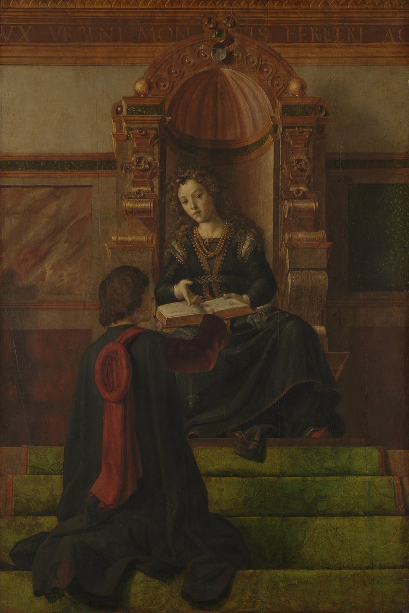 Rétorika, 70. léta 14. století od Justus van Gent