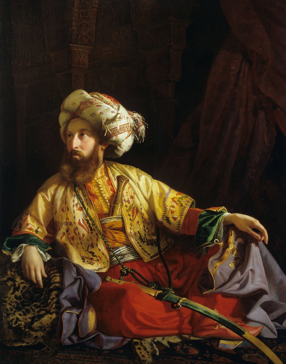 Libanonský emír, 1843. od József Borsos