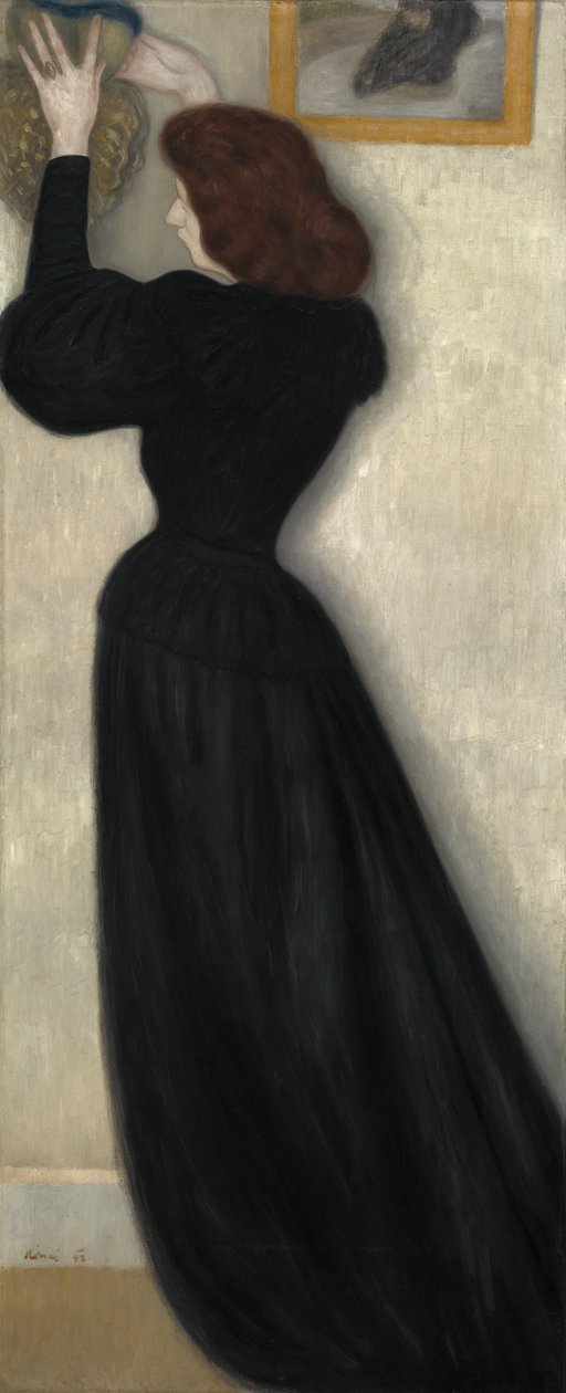 Štíhlá žena s vázou, 1894 od József Rippl Rónai