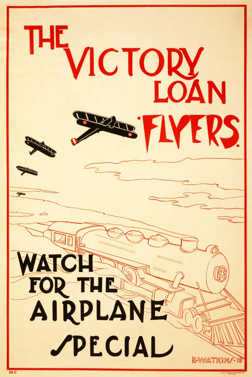 The Victory Loan Flyers, publikoval 1919 od K. Watkins