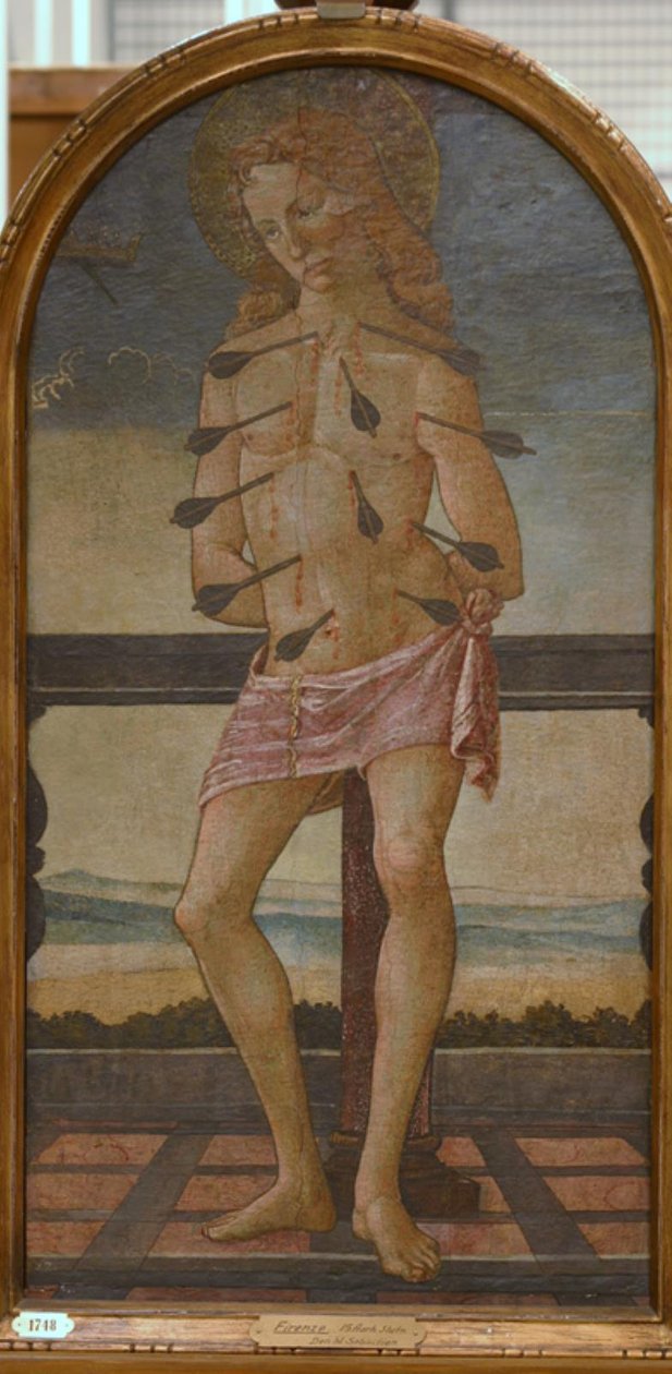 Svatý Šebestián od KMS 1748 Ubekendt