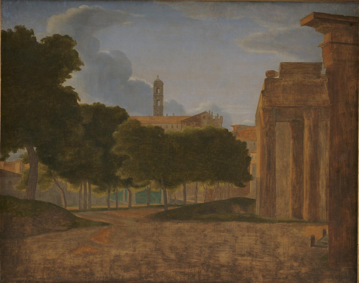 Pohled na Forum Romanum a Via Sacra. V pozadí Kapitol od KMS 3850 Ubekendt