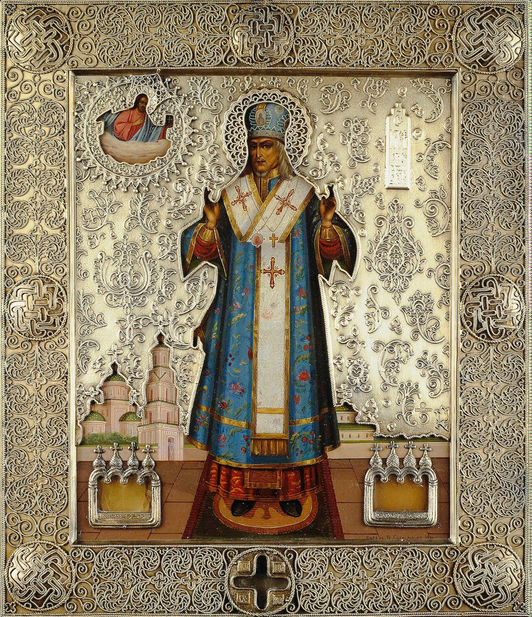 Svatý Josef Belangorved 1705-1754, 1911. od K. Emelianov