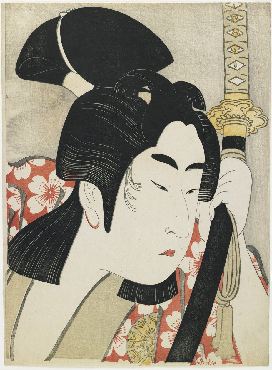 Herec Nakamura Noshio II jako Sakuramaru od Kabukido Enkyo