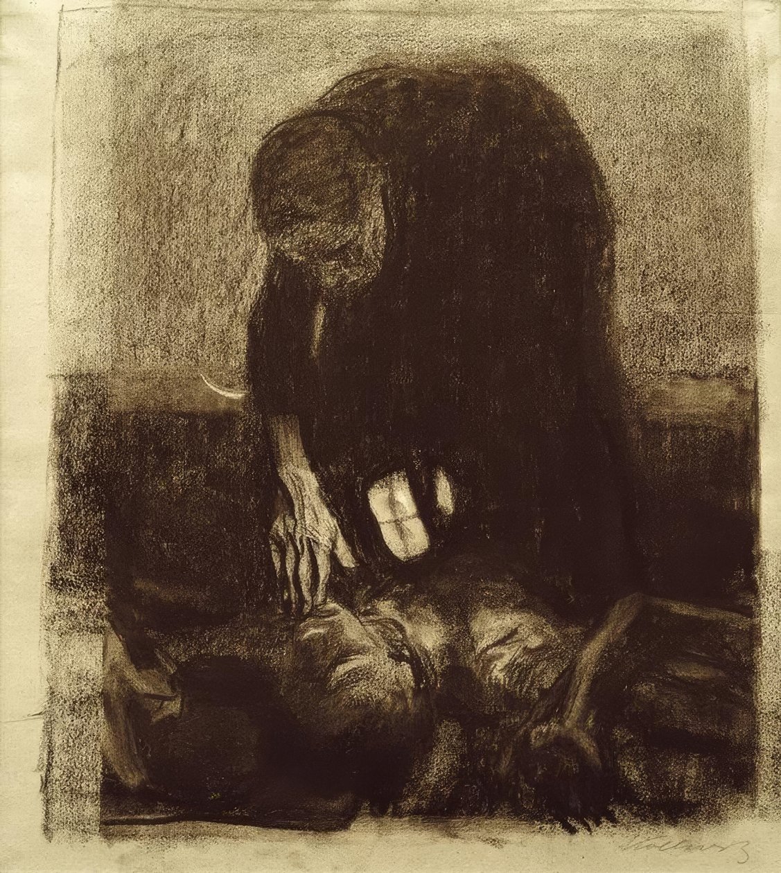 K. Kollwitz, bojiště od Käthe Kollwitz
