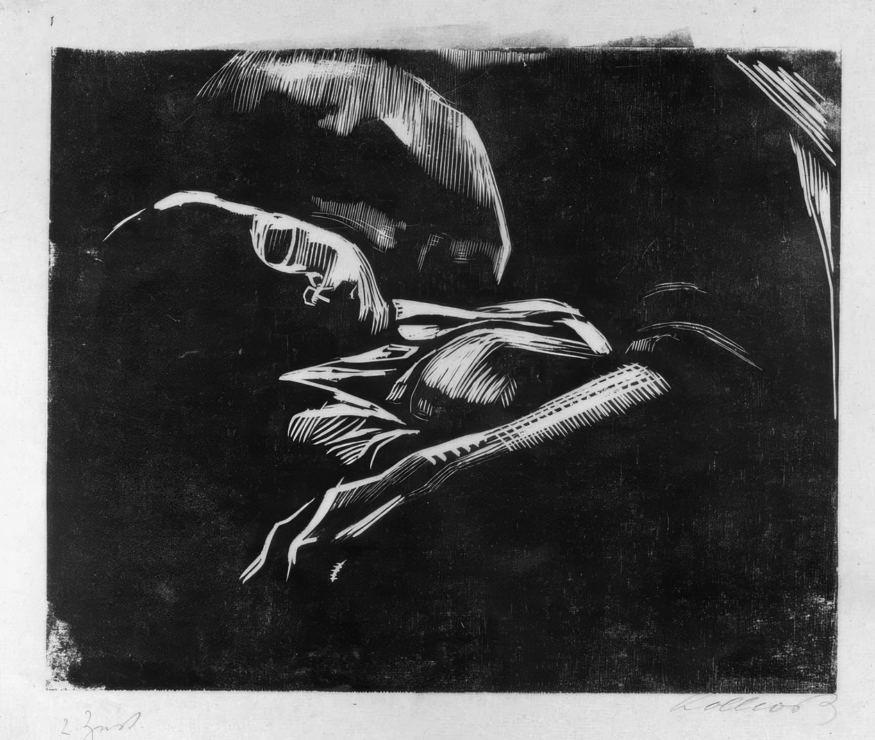 Spaní s dítětem od Käthe Kollwitz