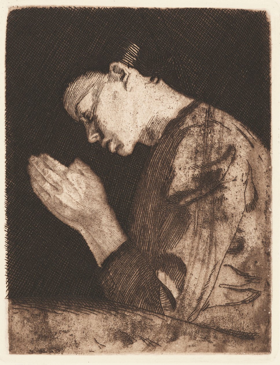 Modlící se dívka (Praying Girl) od Käthe Kollwitz