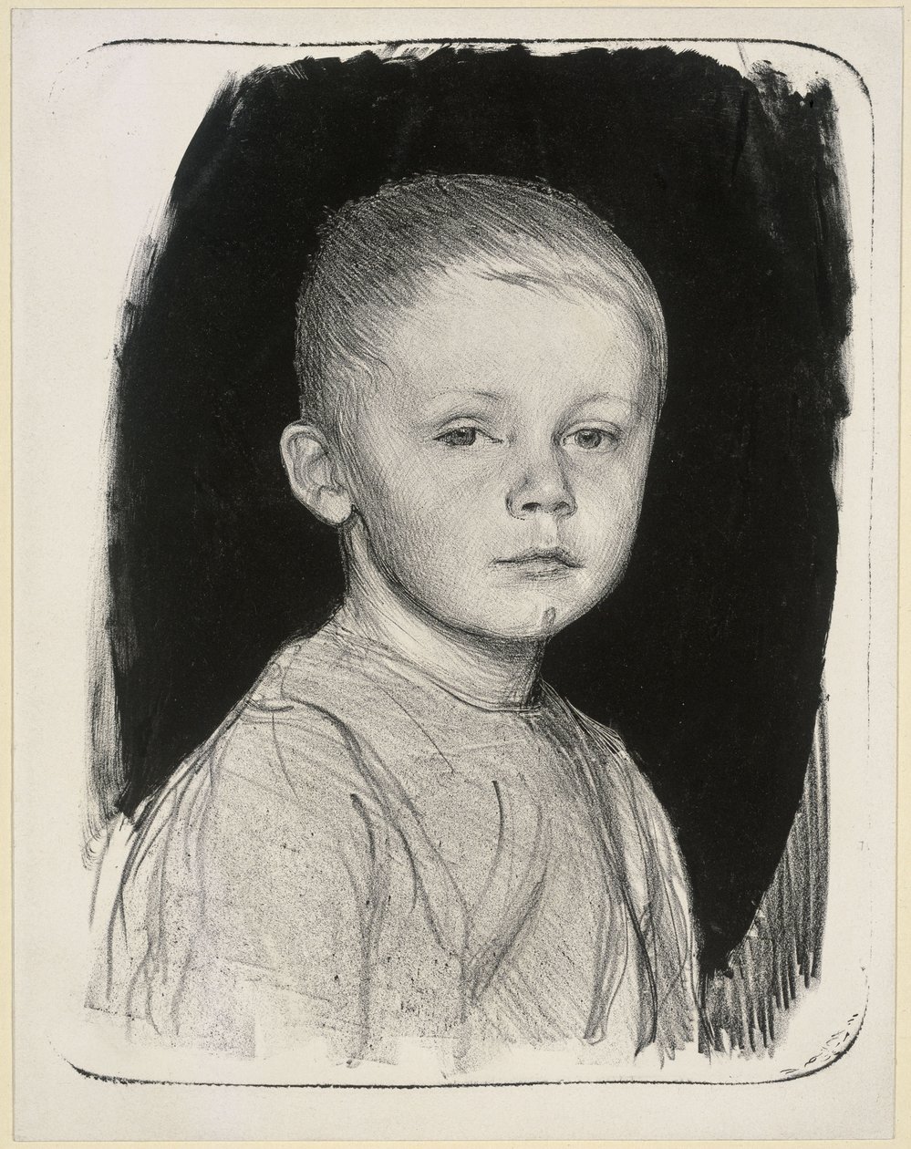 Portrét Hanse Kollwitze od Käthe Kollwitz
