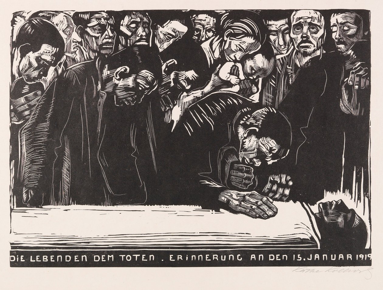 Pamětní list pro Karla Liebknechta, 1920. od Käthe Kollwitz