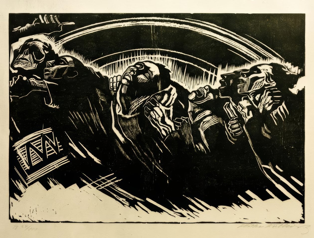 K. Kollwitz, Dobrovolníci od Käthe Kollwitz