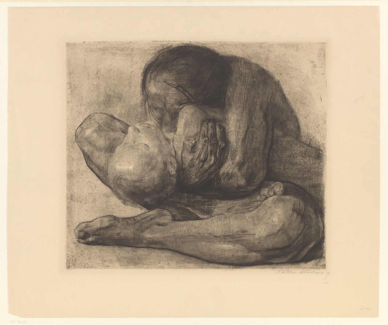 Matka s mrtvým dítětem Žena s totemovým dítětem (původní název) od Käthe Kollwitz