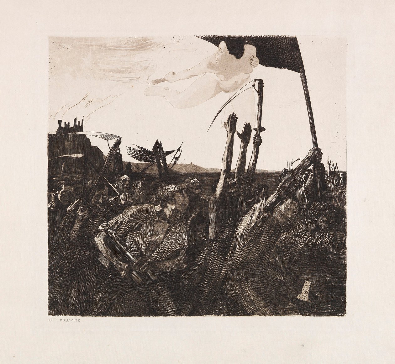 Vzpoura, 1899. od Käthe Kollwitz