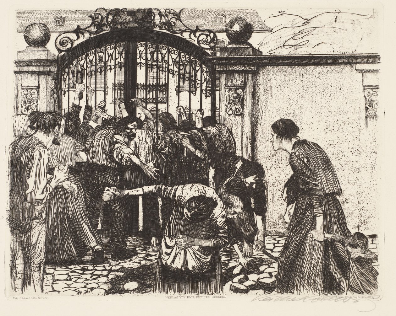 Útok od Käthe Kollwitz