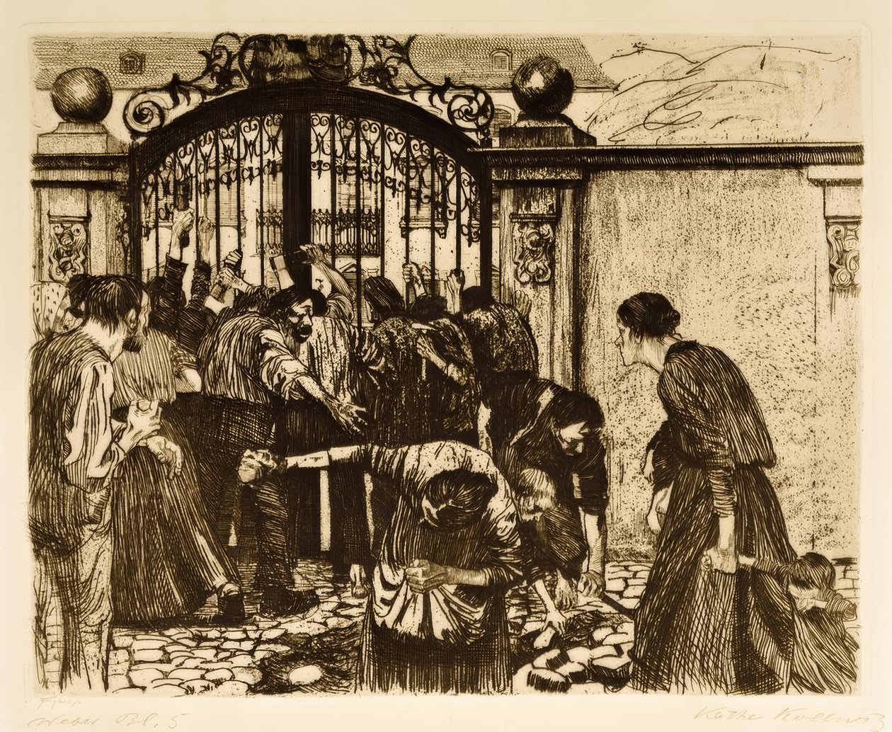 Sturm od Käthe Kollwitz