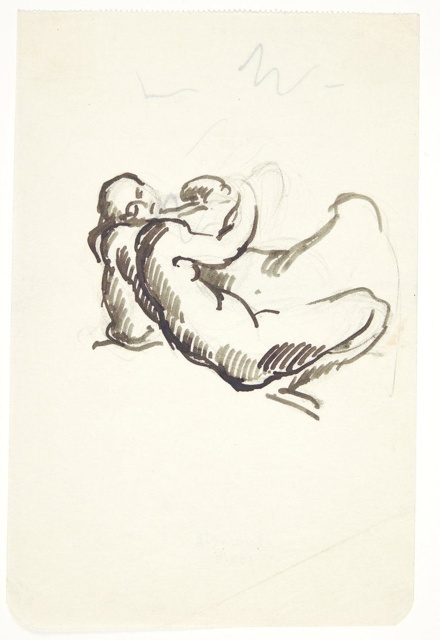 Studie pro Leda med svanen od Kai Nielsen