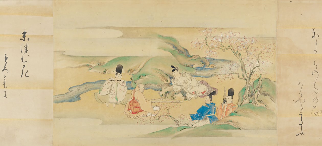 Příběh Genji Genji monogatari, 17. století. od Kaiho Yusetsu