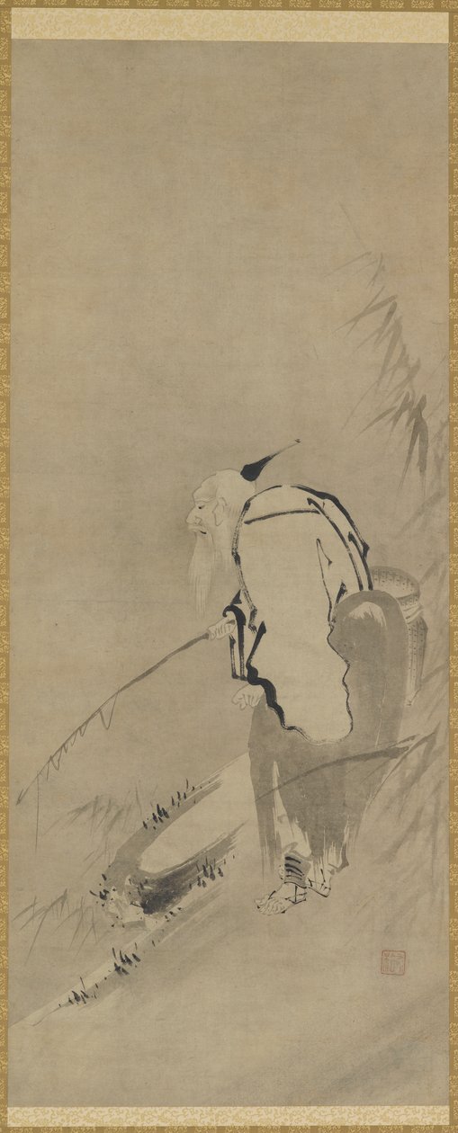 Chiang Tzu-ya rybolov od Kaiho Yusho