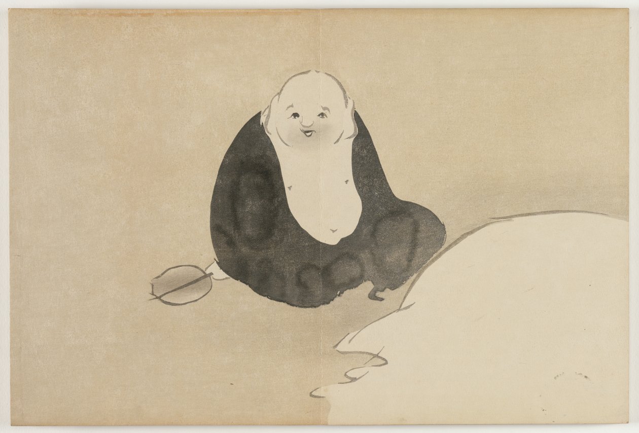 Fowlers of Fundred worlds (Momoyogusa): Hotei od Kamisaka Sekka
