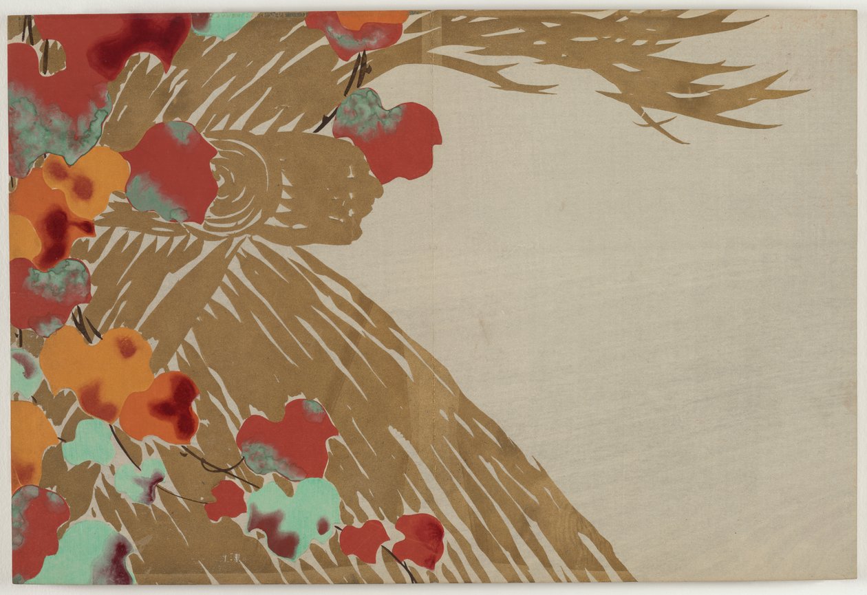 Flowers of a Hundred Worlds (Momoyogusa): Ivy (Tsuta) od Kamisaka Sekka