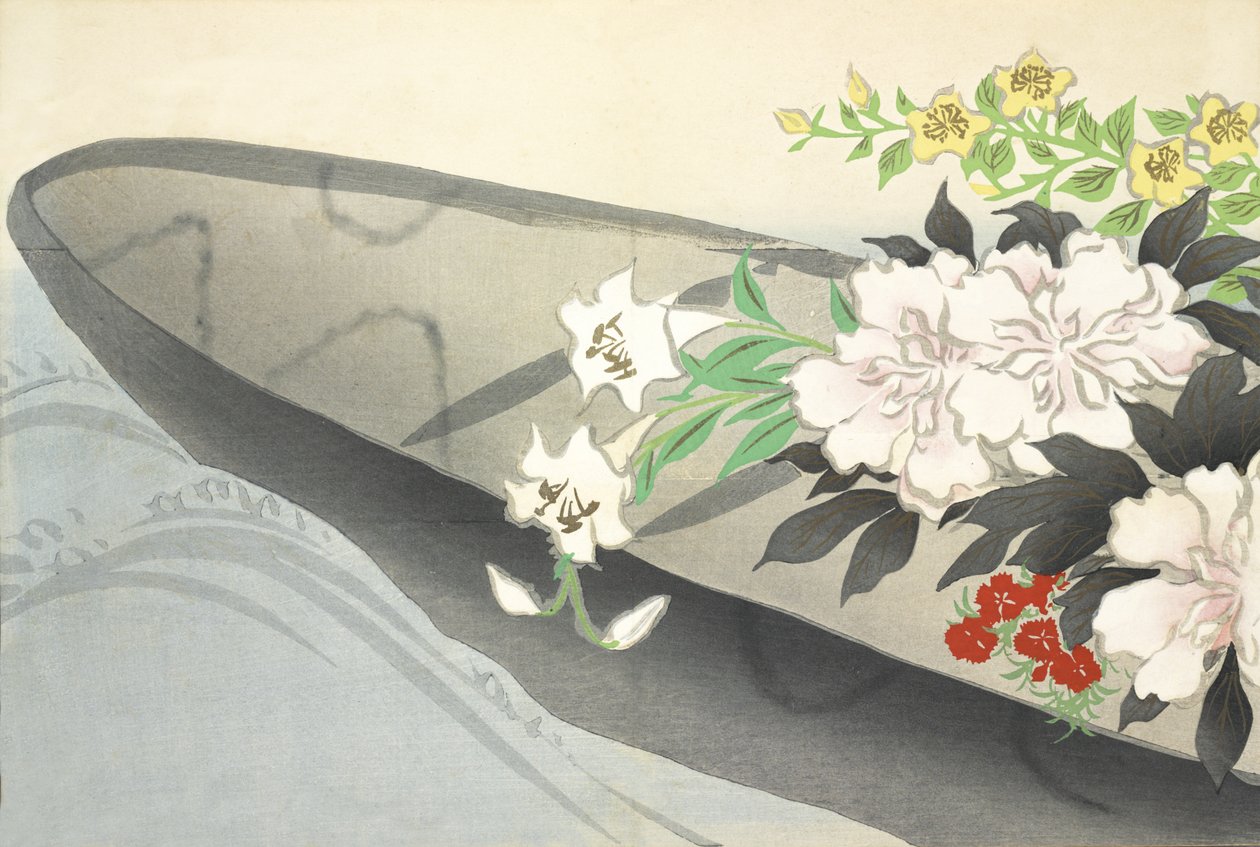 Hana-Bune z Momoyo-gusa od Kamisaka Sekka