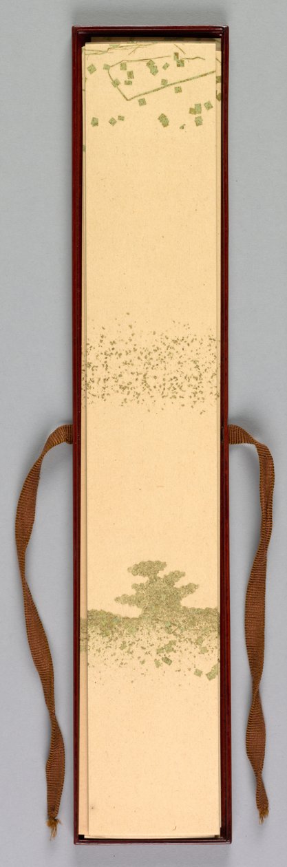 Poem Card Box, 1868-1912. od Kamisaka Sekka