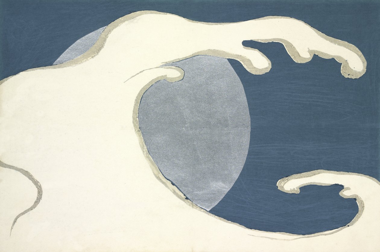 Tatsunami, from Momoyo-gusa od Kamisaka Sekka
