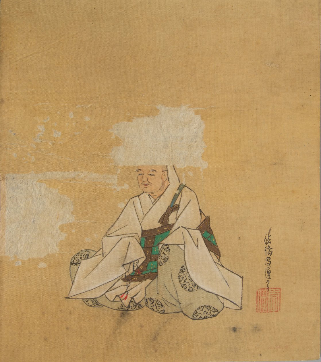 Nesmrtelný básník, 17. století. od Kano Shoun