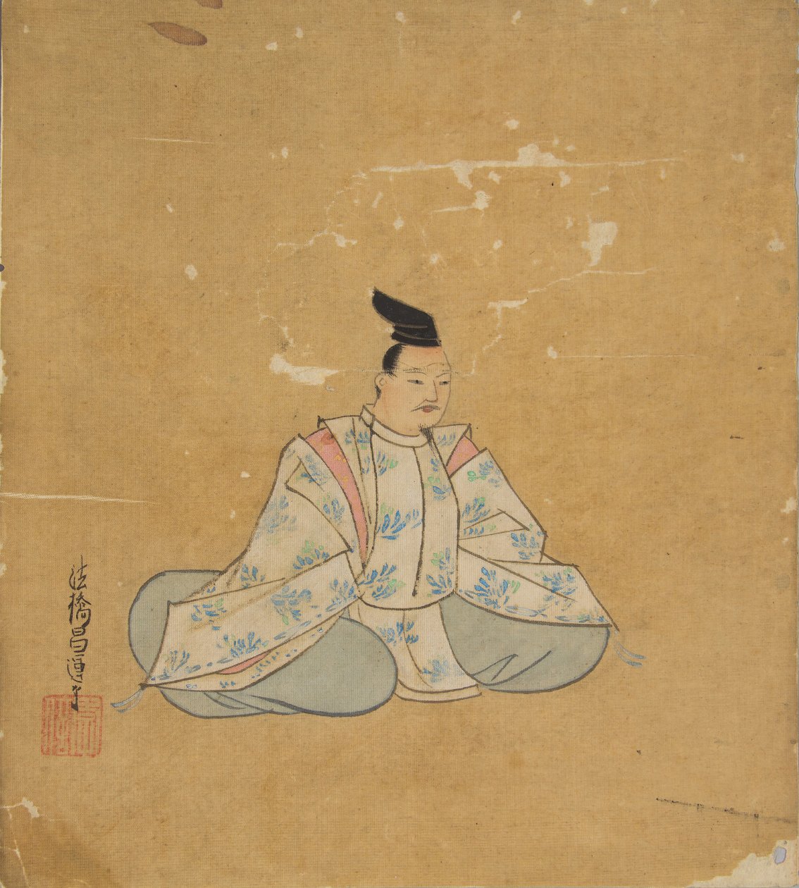 Nesmrtelný básník, 17. století. od Kano Shoun