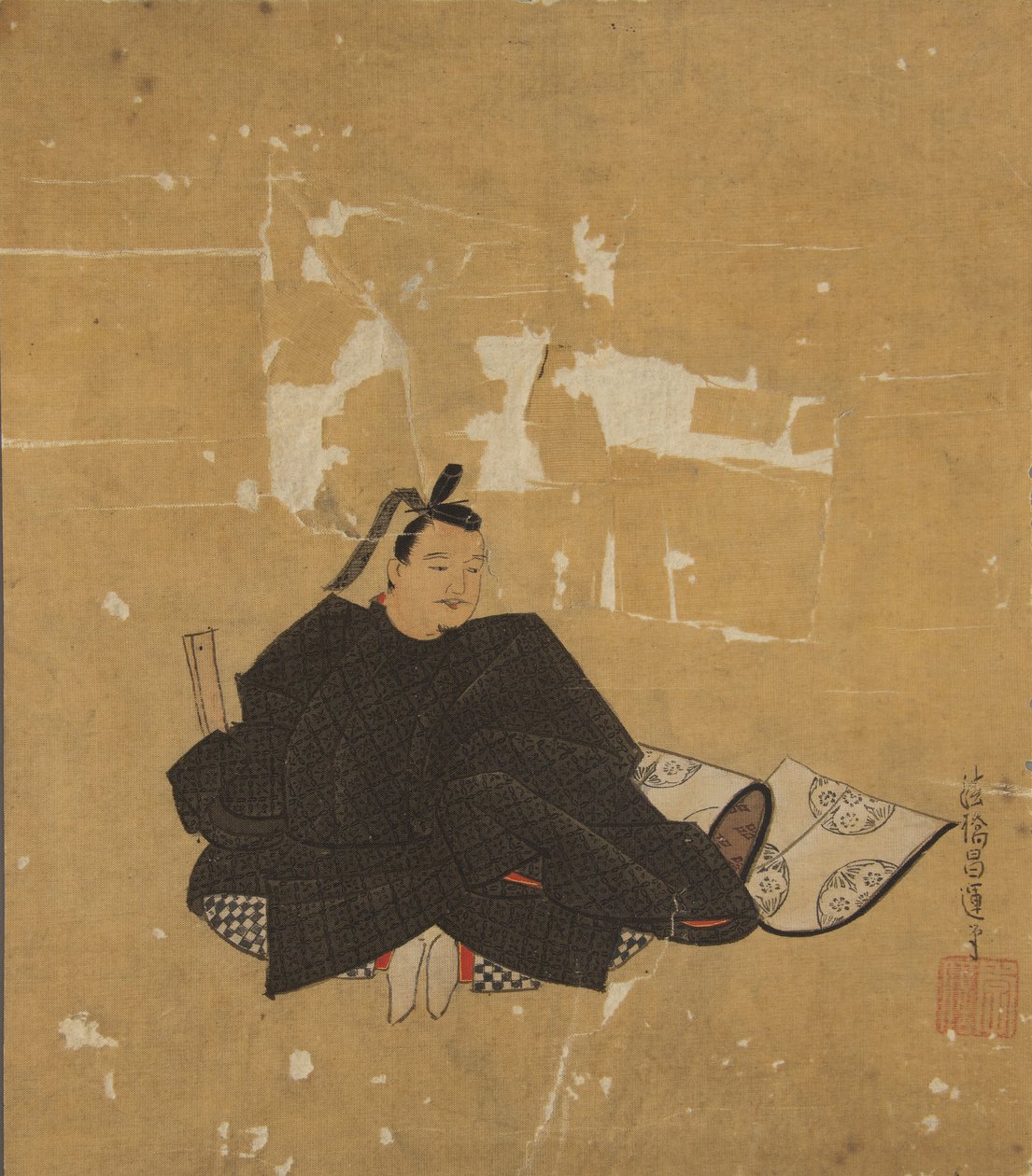 Nesmrtelný básník, 17. století. od Kano Shoun
