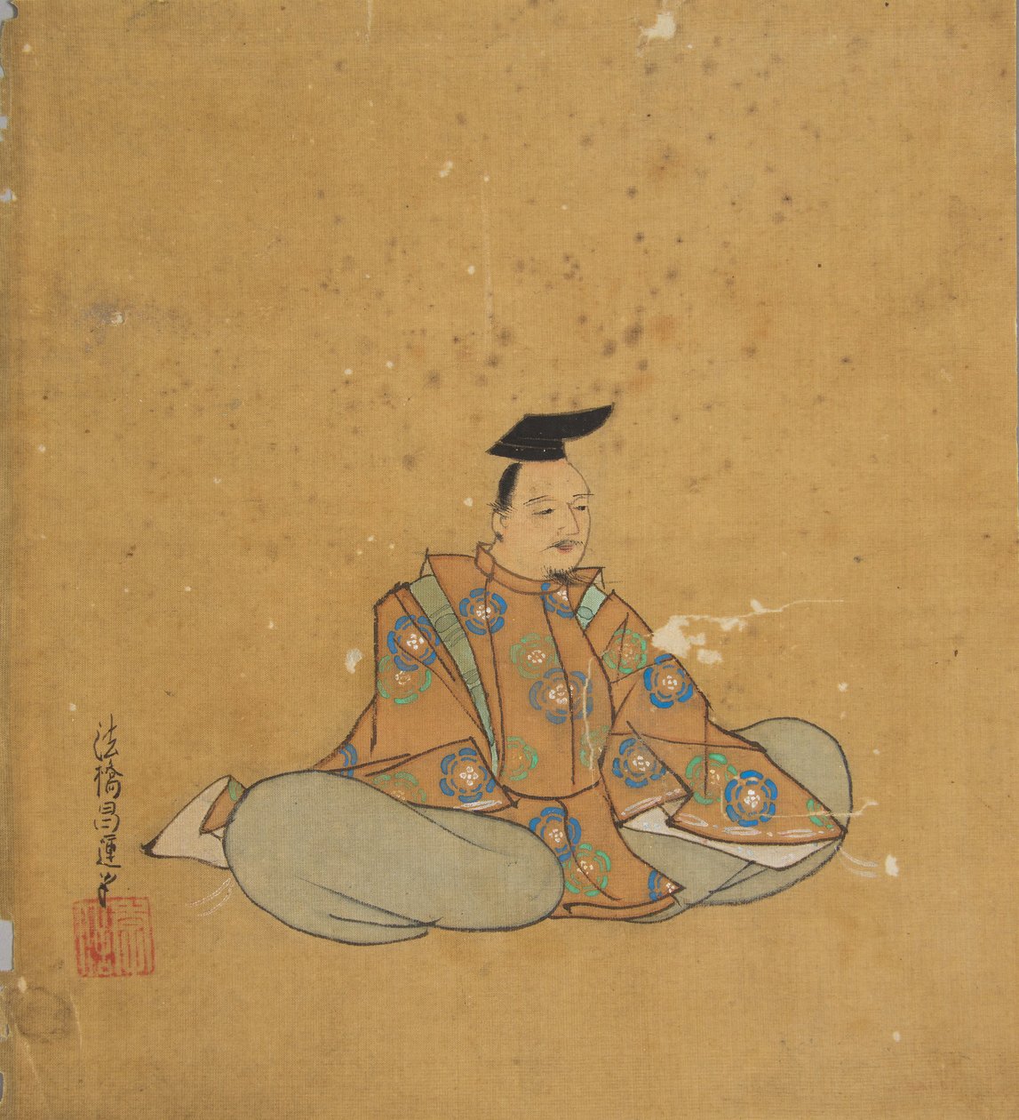 Nesmrtelný básník, 17. století. od Kano Shoun