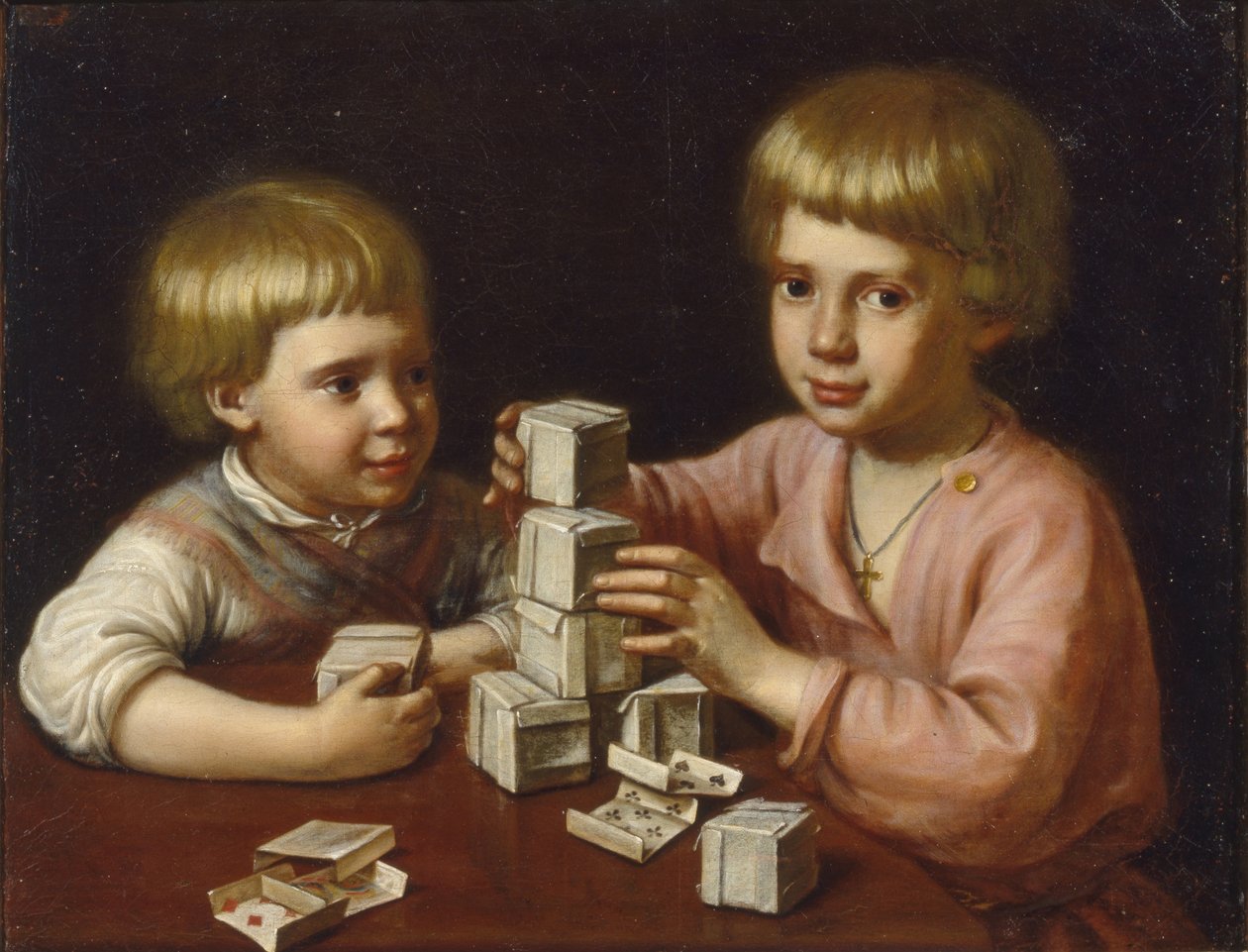 Děti si hrají, 1837 od Kapiton Stepanovich Pavlov