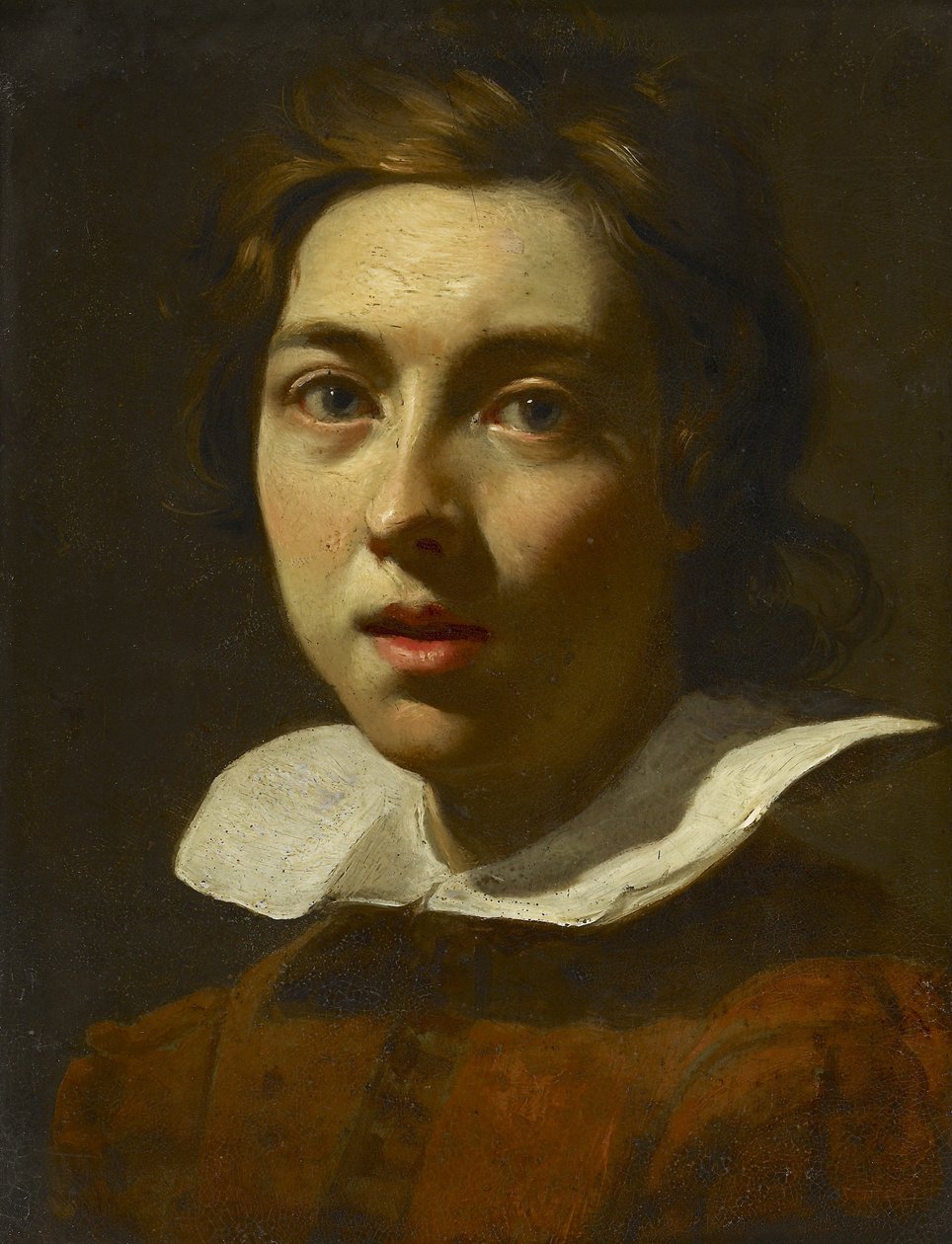 Portrét mladého muže (olej na mědi) od Karel Dujardin