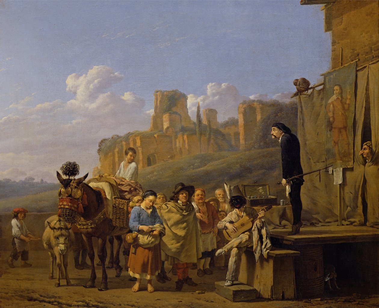 Italští šarlatáni, 1657 od Karel Dujardin