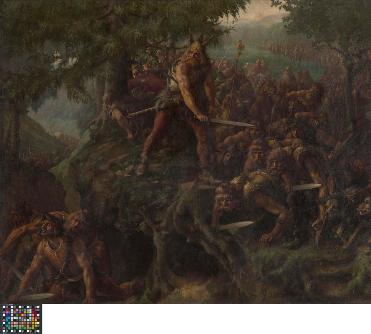 Římská invaze do Galie od Karel De Kesel