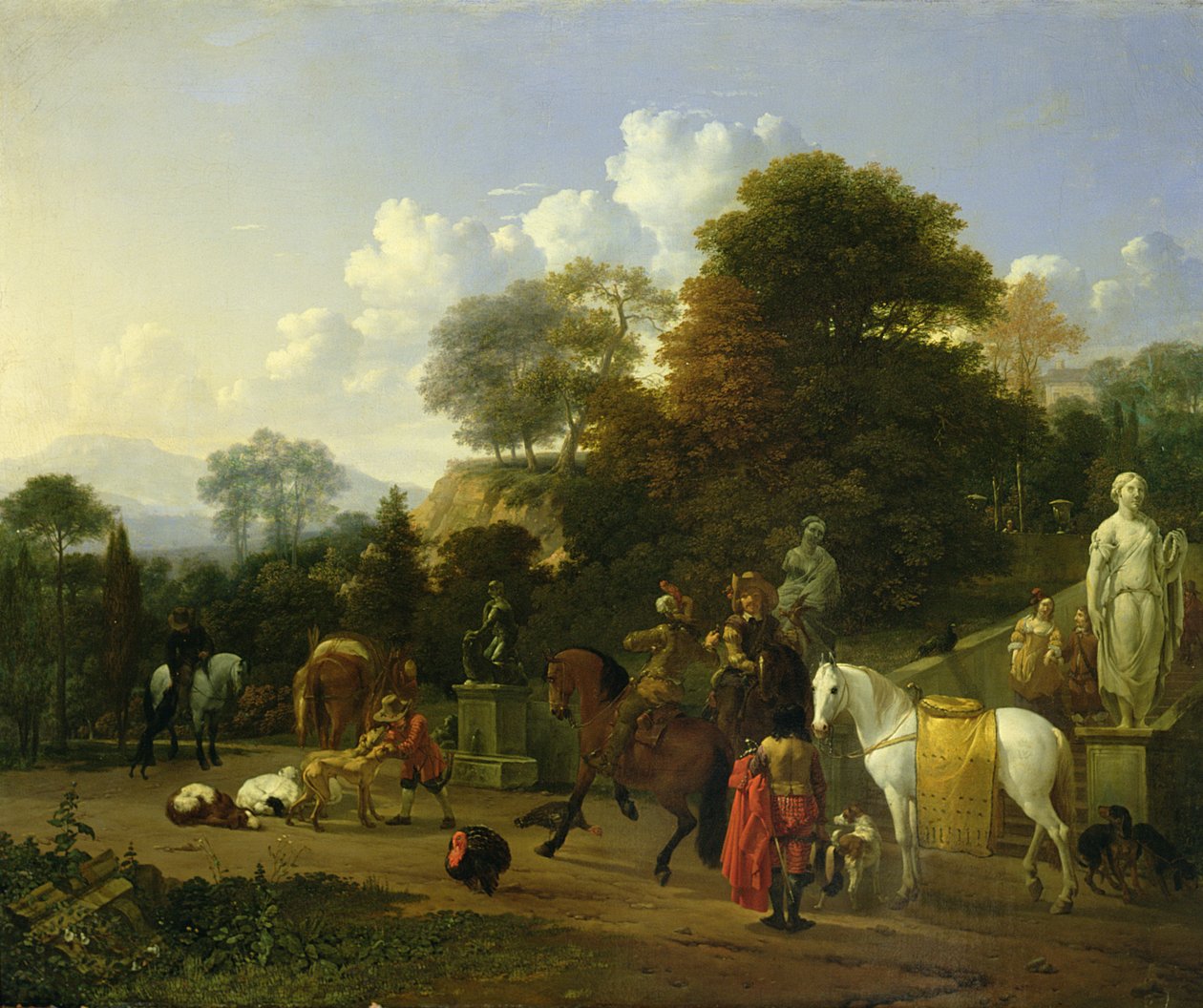 Po lovu, 1664 od Karel Dujardin