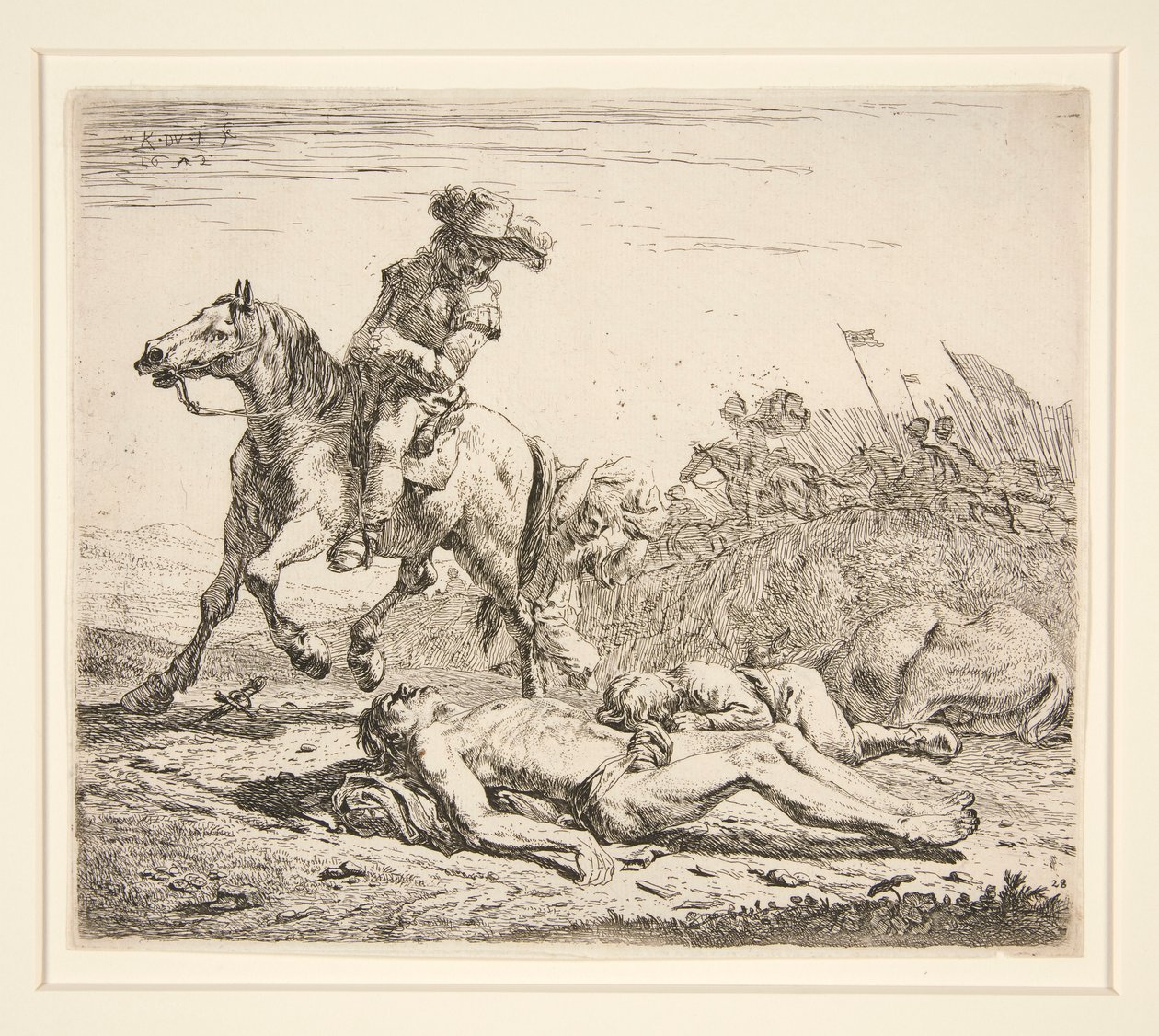 Le Champ de Bataille (Bojiště) od Karel Dujardin