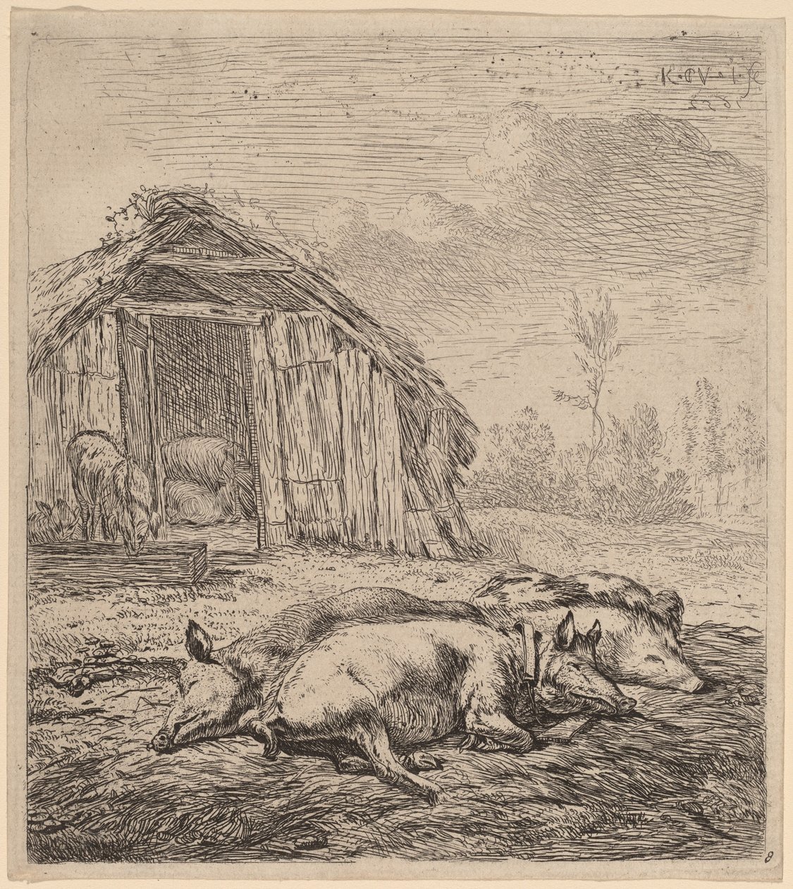 Tři prasata od Karel Dujardin