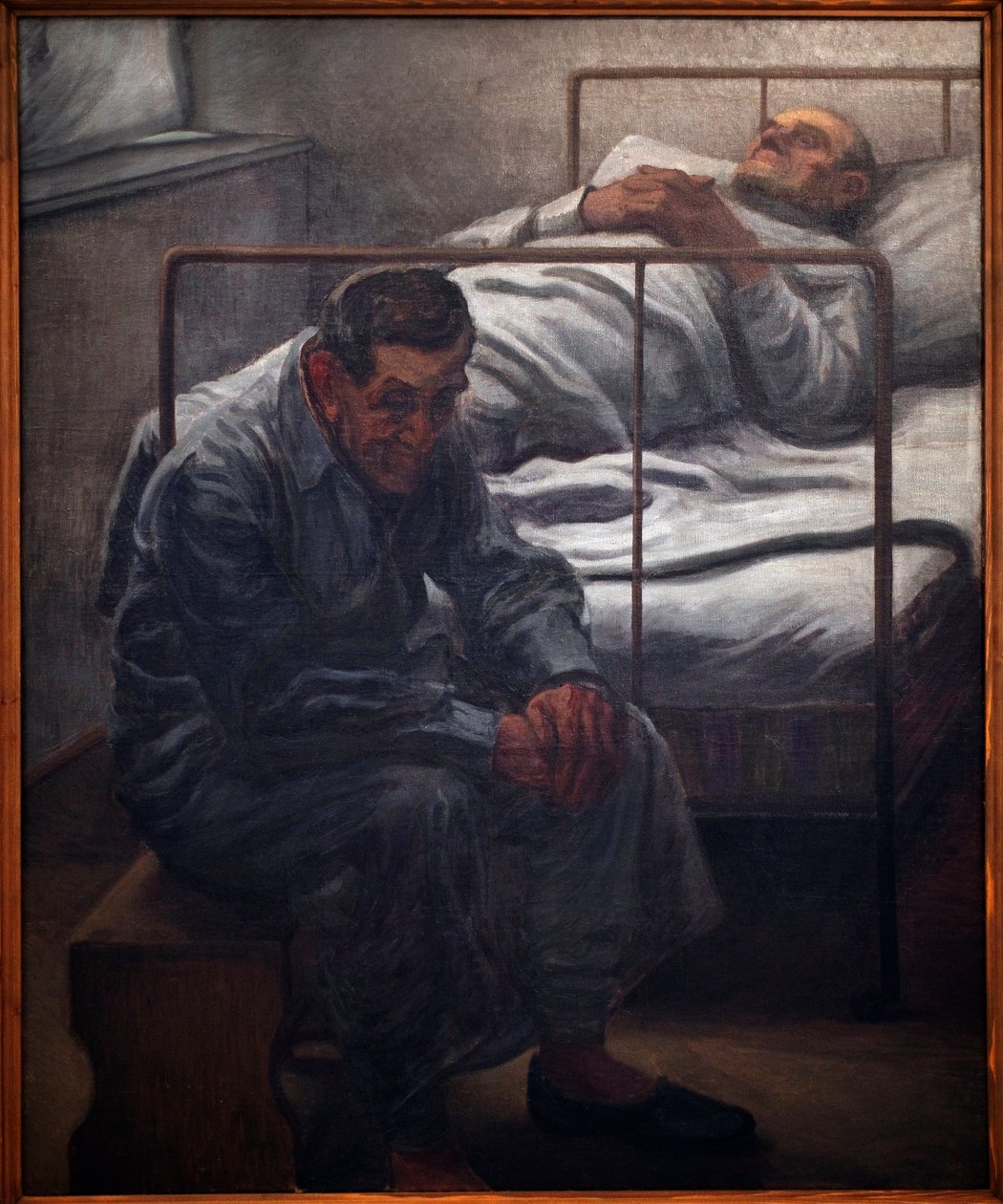 NEMOCNICE. Obraz Karla Myslbeka (1874-1915), Olej na plátně 1910. České umění 20. století. Veletržní palác, Praha (Česká republika). od Karel Myslbek