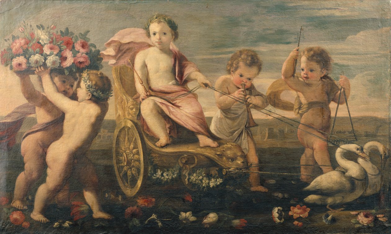 The Triumph of Cupid (olej na plátně) od Karel Philips (Circle of) Spierincks