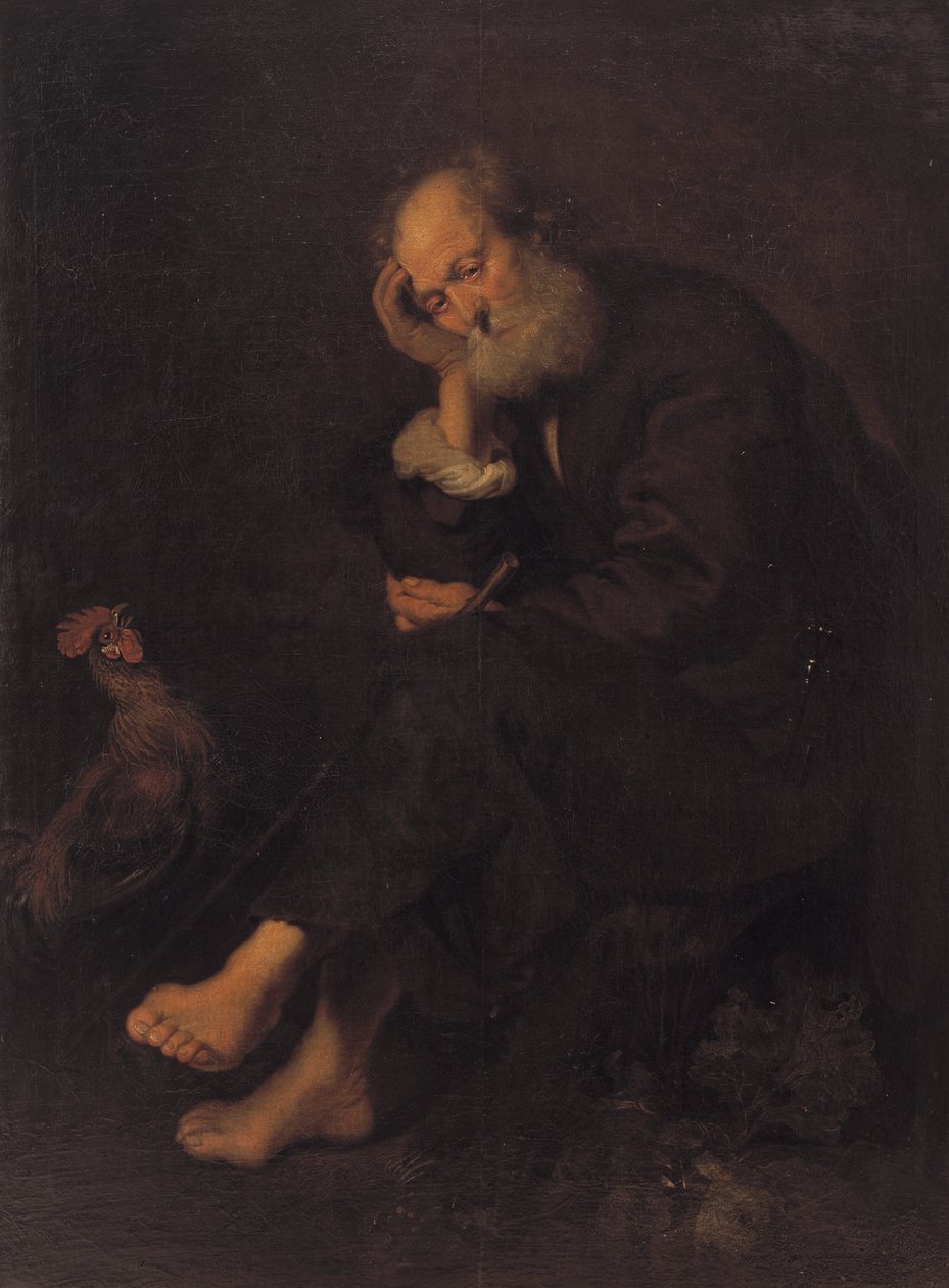 Svatý Petr Kající od Karel van III Mander