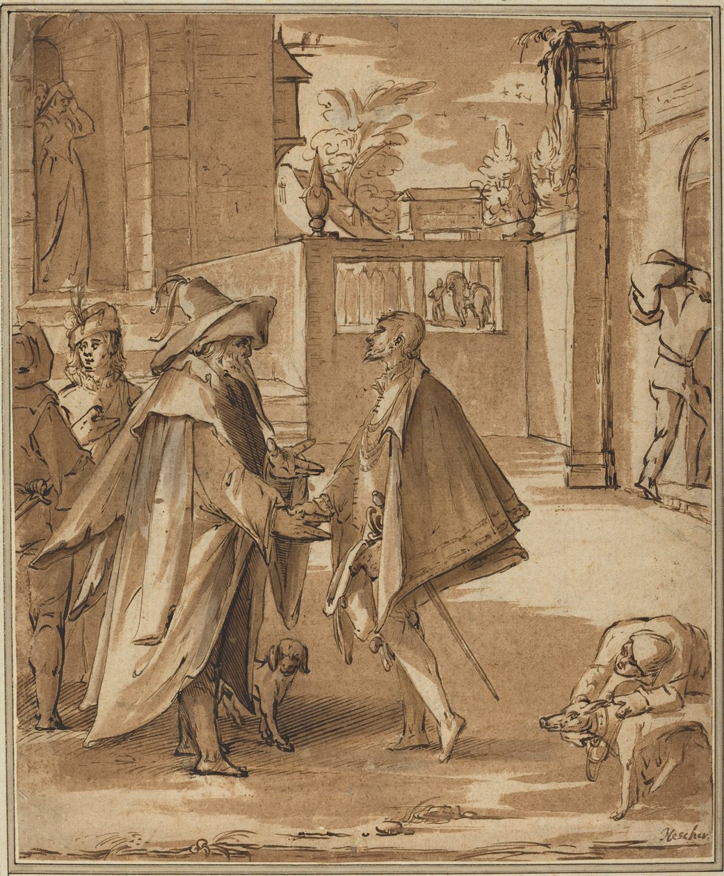 Odchod marnotratného syna od Karel van Mander I