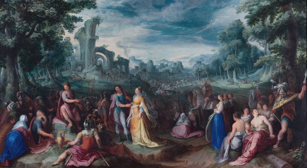 Kontinence Scipiona od Karel van Mander the Elder
