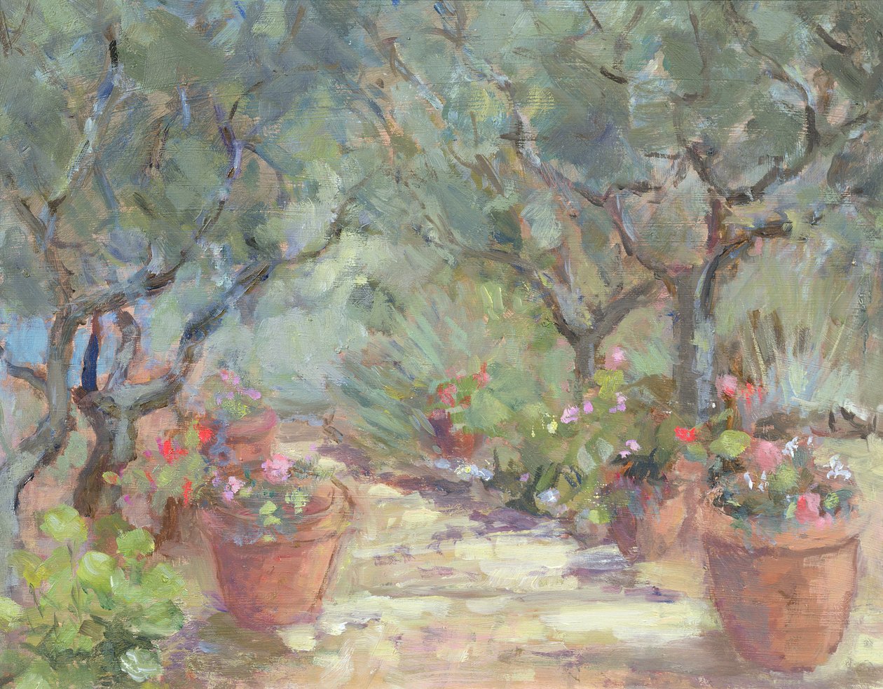 Zahrada v Porto Ercole, Itálie, 1996 od Karen Armitage