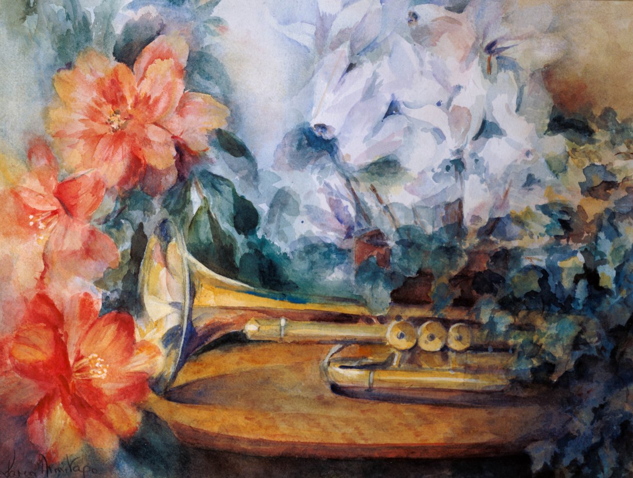 Phil Collins z "Genesis" Trumpet od Karen Armitage
