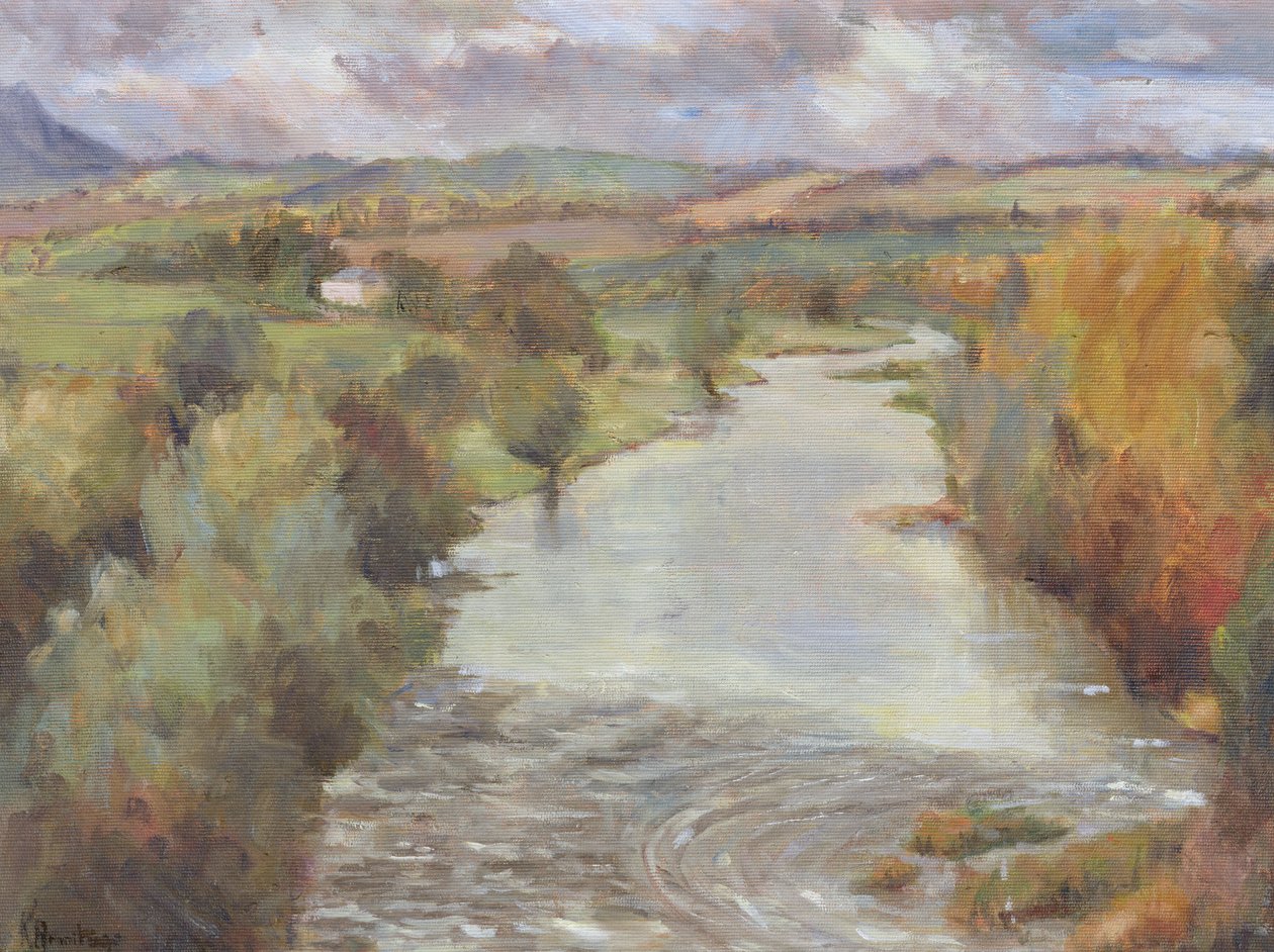 The River Tweed, Roxburghshire, 1995 od Karen Armitage