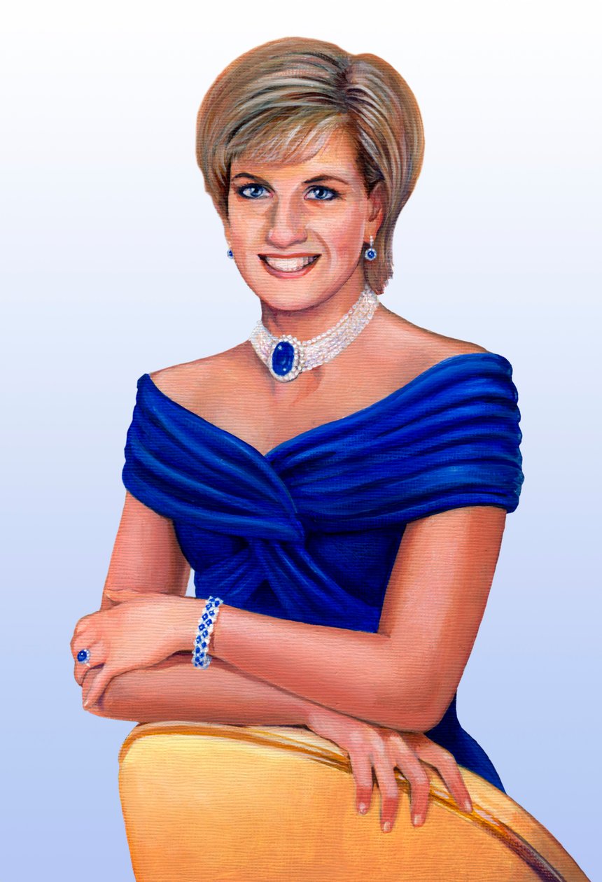 Její královská výsost princezna z Walesu Diana Frances, rozená Spencer, 1961-1997, 2013. od Karen Humpage