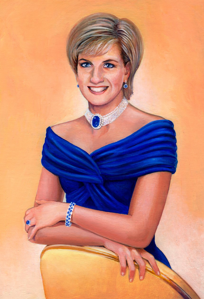 Její královská výsost princezna z Walesu Diana Frances, rozená Spencer, 1961-1997, 2013. od Karen Humpage
