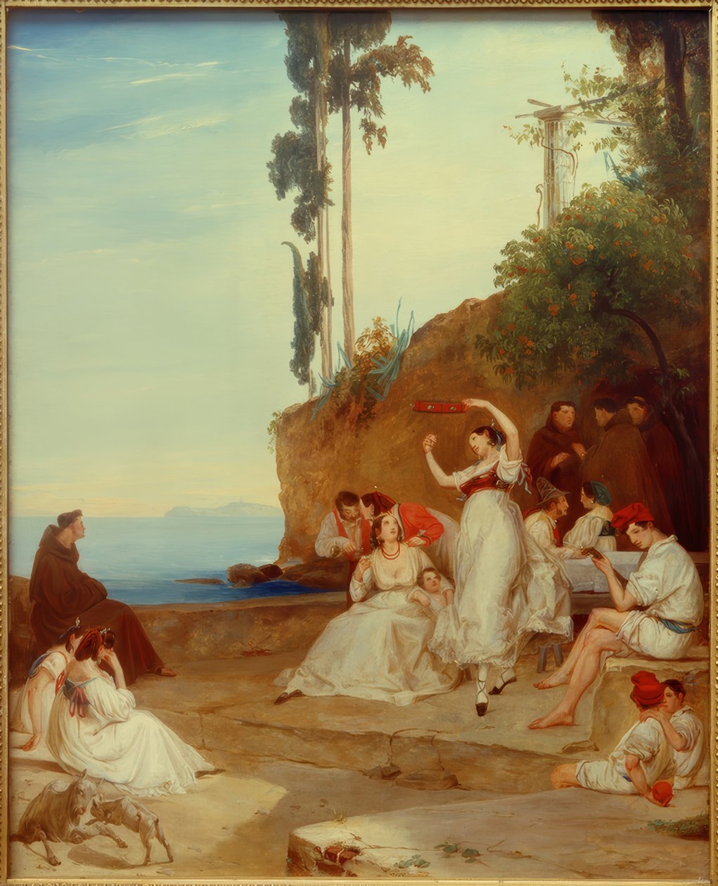 K.Blechen, tarantella od Carl Blechen