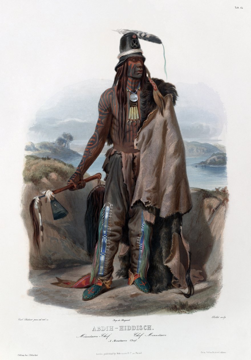 Šéf Minatarre od Karl Bodmer